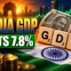 India GDP 7.8 percent Q1 print beats RBI