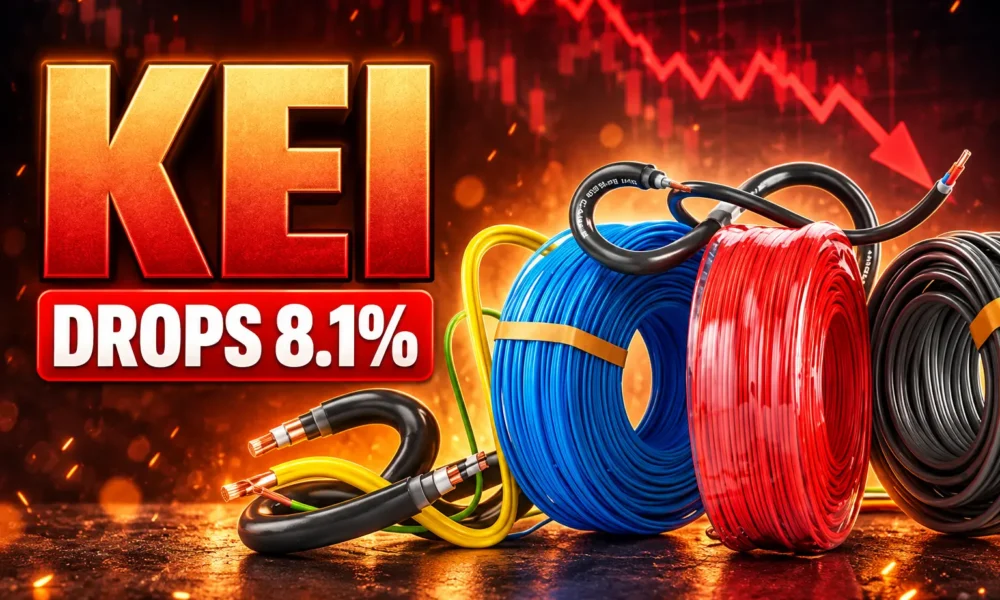 KEI Industries drops 8.1% after Ultravolt launch