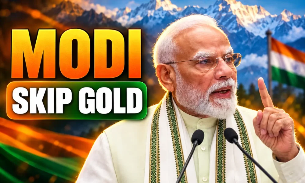 Modi Bishkek video skip gold 7.8 percent GDP
