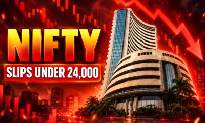 Nifty slips under 24000 oil yields Sensex gap