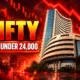 Nifty slips under 24000 oil yields Sensex gap