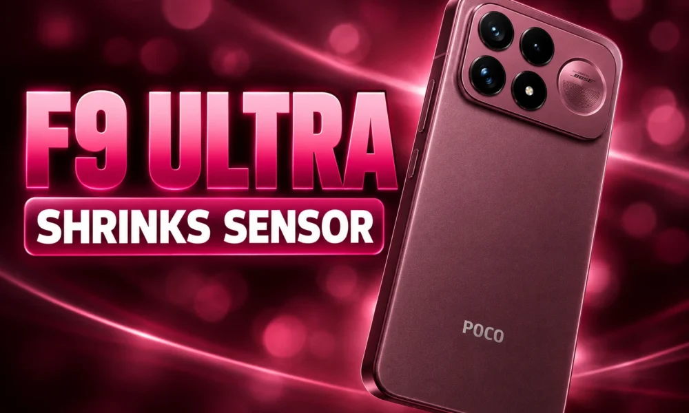 Poco F9 Ultra 200MP camera smaller sensor