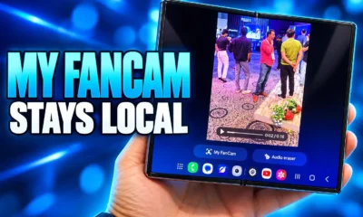 Samsung My FanCam on-device person tracking Fold8