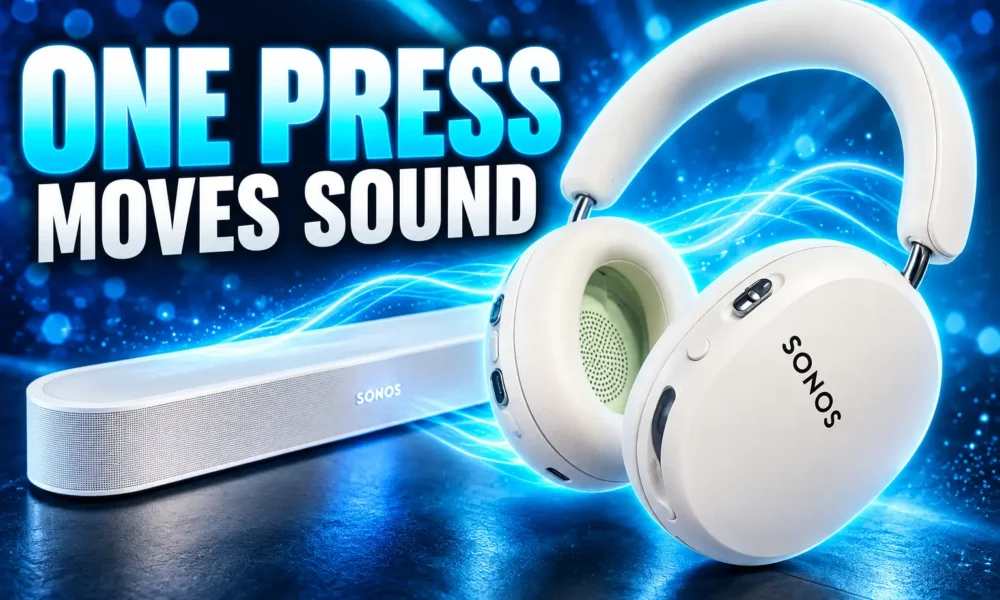 Sonos Ace Ultra one press moves Beam sound