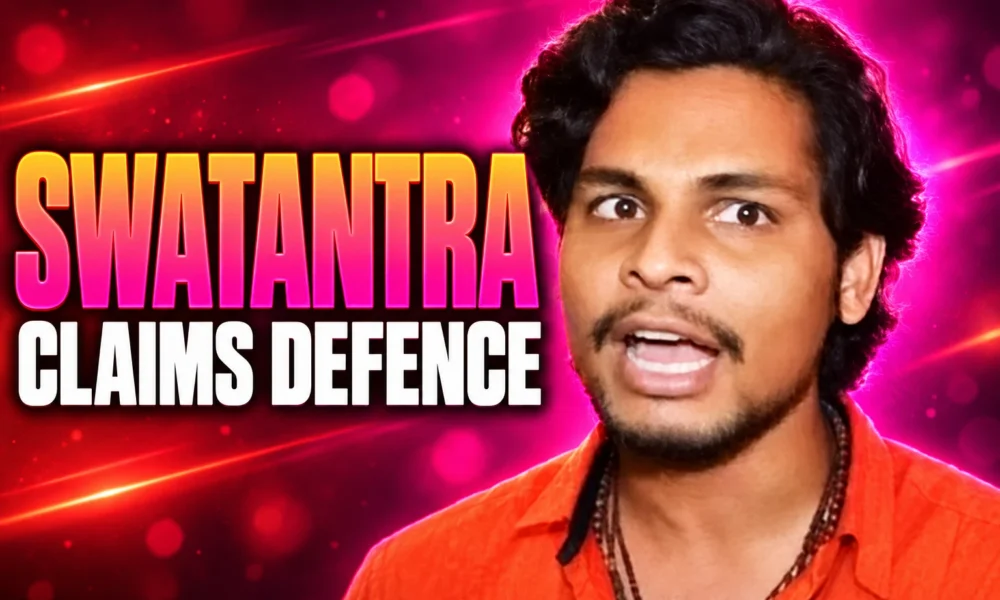 Swatantra Bhardwaj skull boast now self-defence