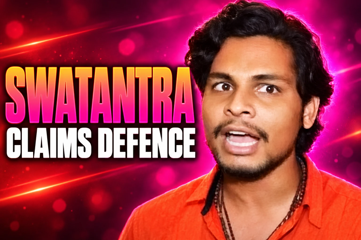 Swatantra Bhardwaj skull boast now self-defence