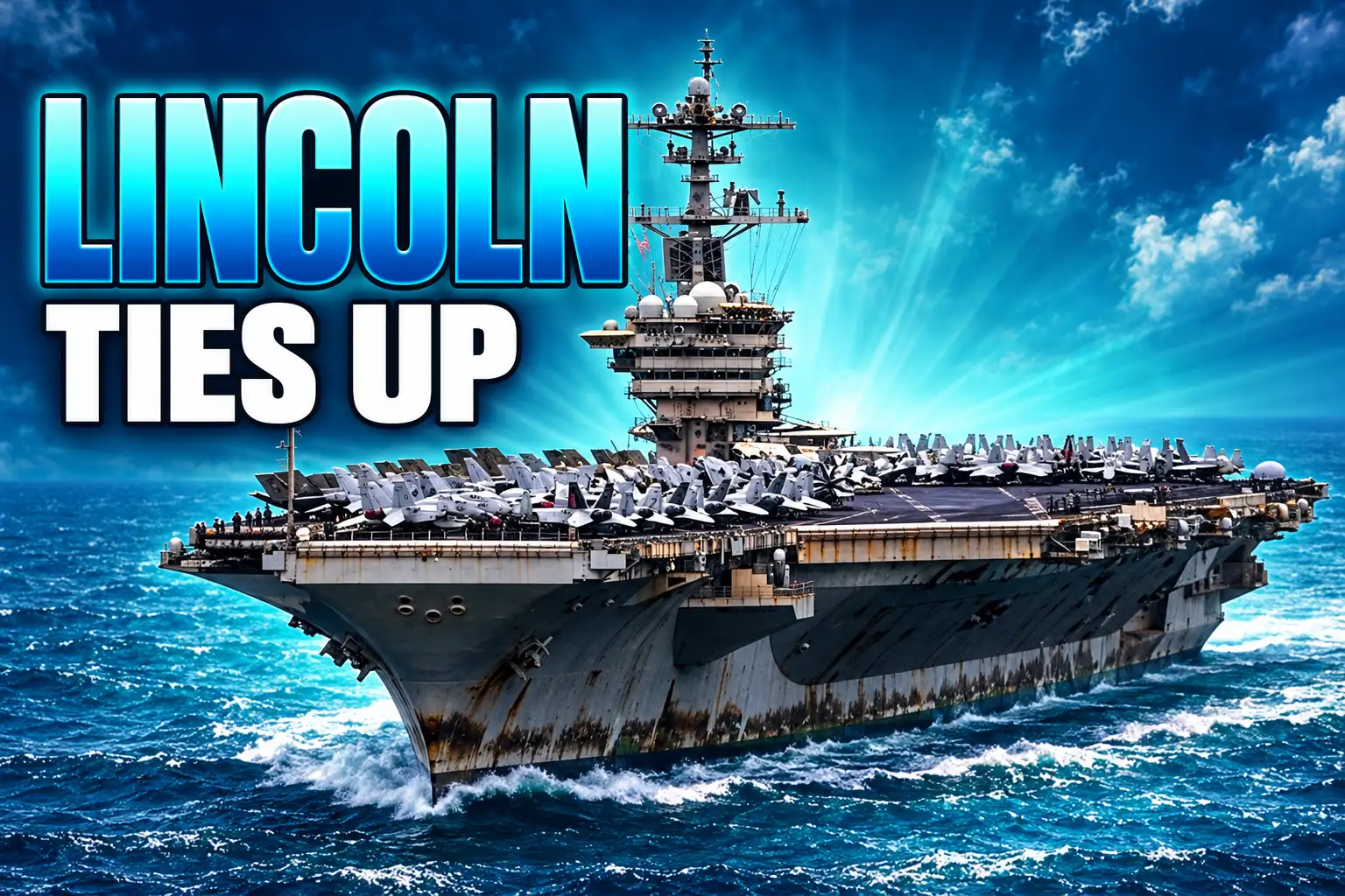 USS Abraham Lincoln ties up Laem Chabang 286 days