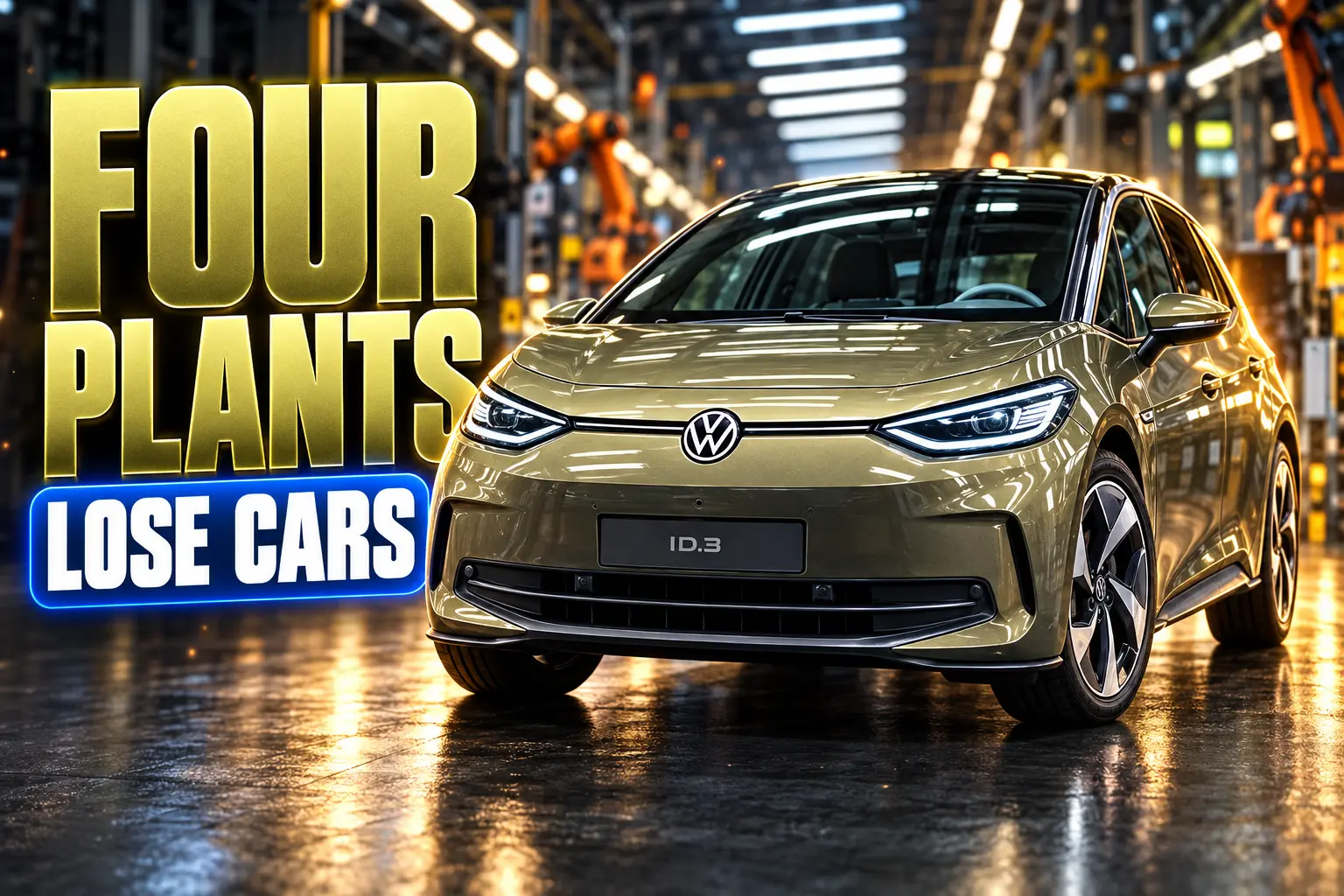 Volkswagen four plants lose cars 50000 jobs