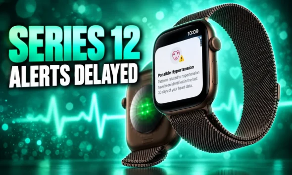 Apple Watch Series 12 hypertension notification delay India