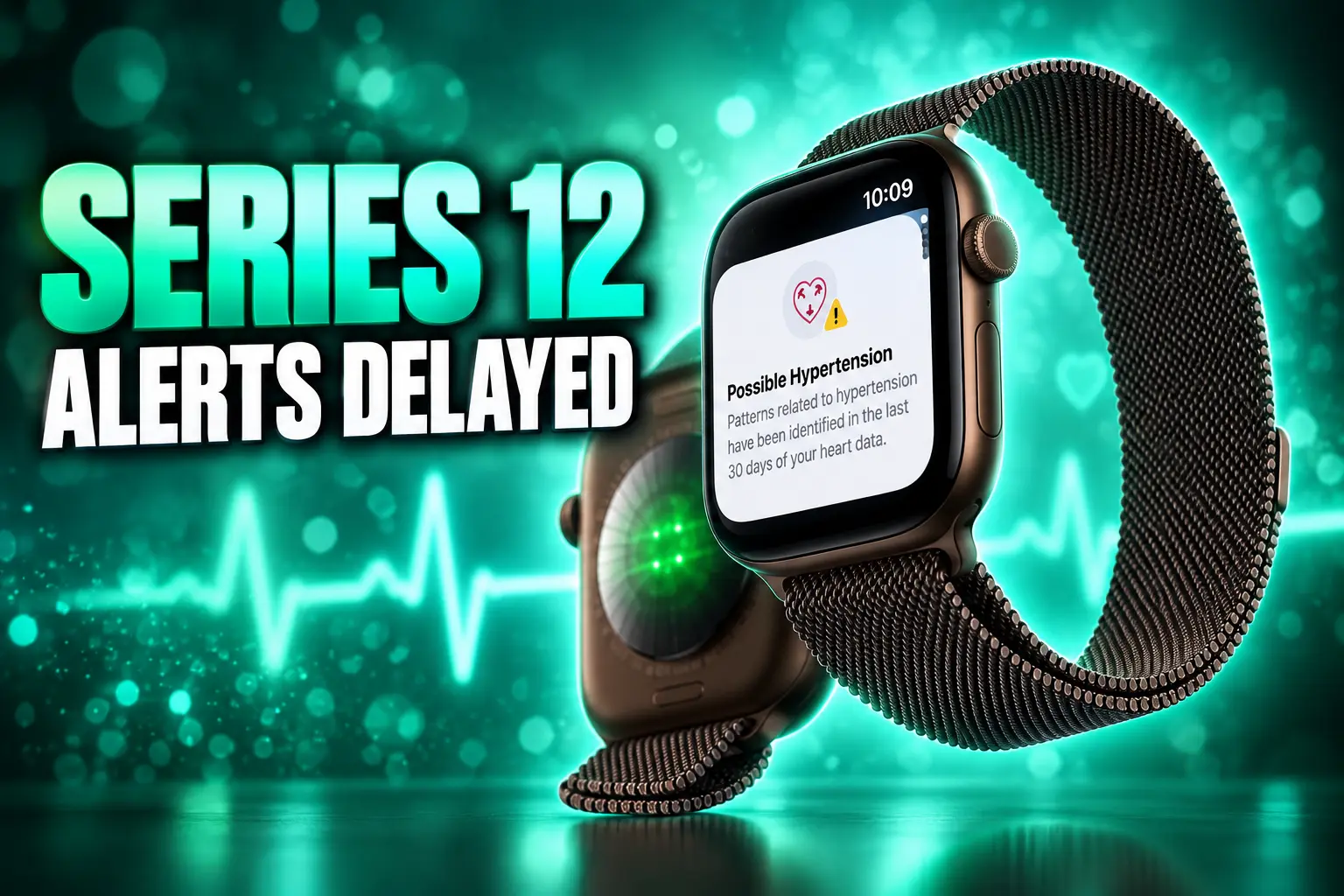 Apple Watch Series 12 hypertension notification delay India