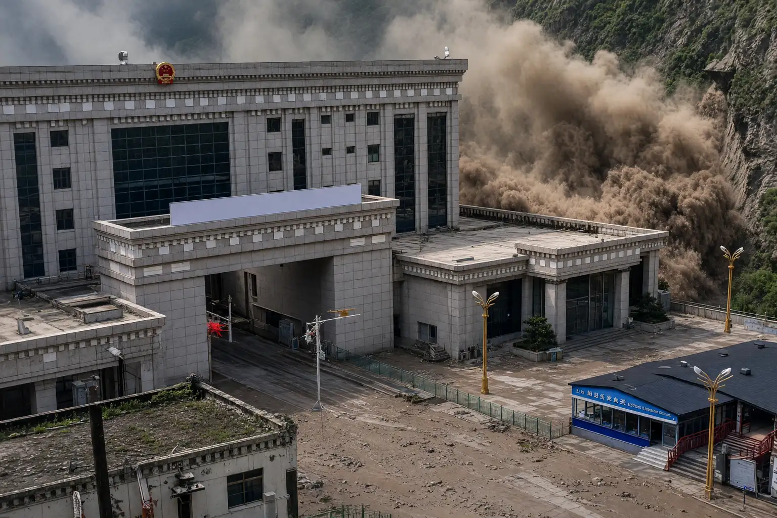 Gyirong Port ice rock flood August 26 impact