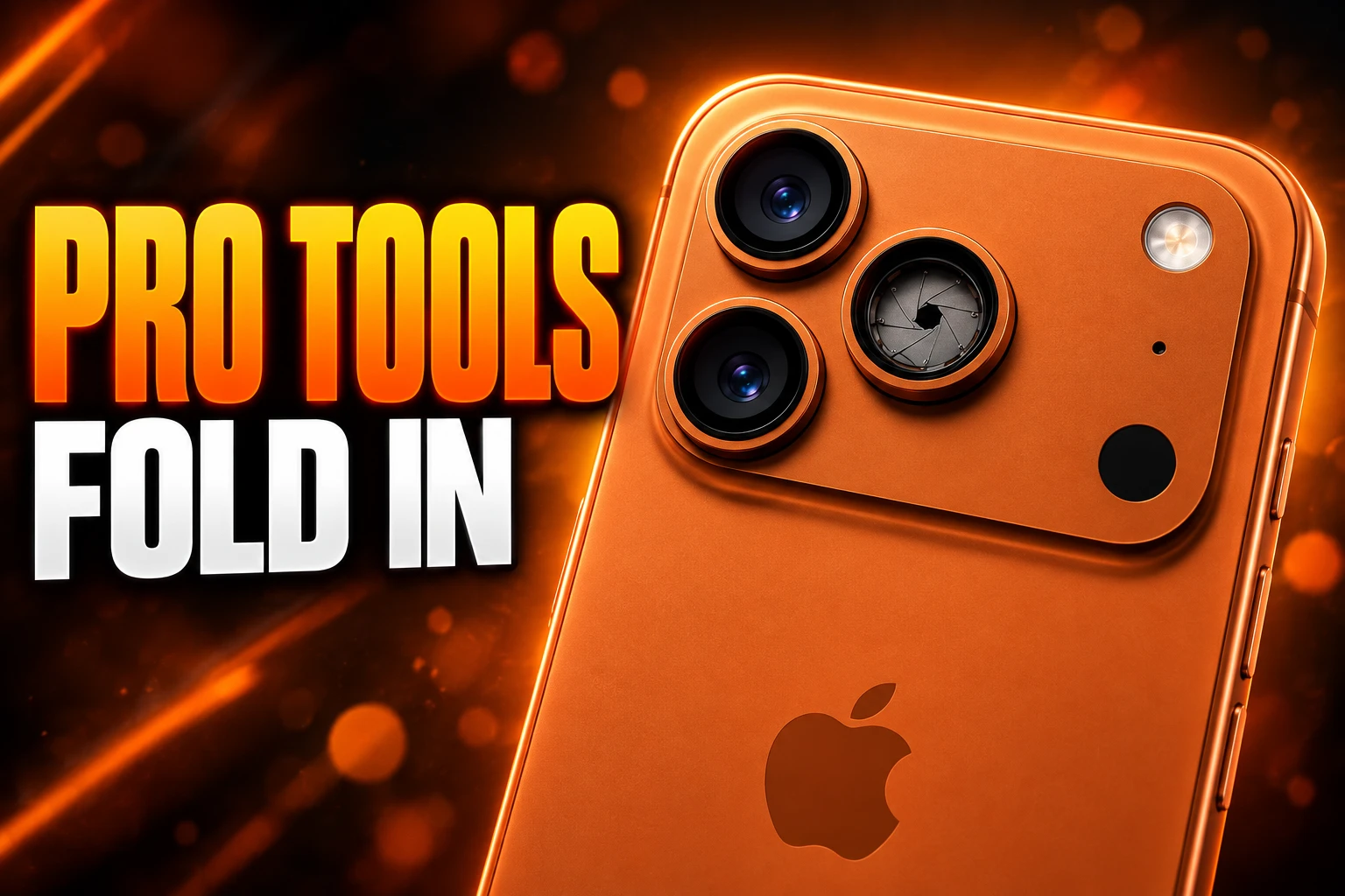 iOS 27 folds pro camera tools into Camera app