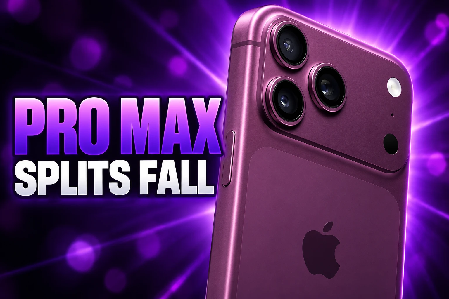 iPhone 18 Pro Max splits Apple fall lineup