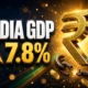 India GDP 7.8 percent April-June new series fight