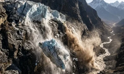 Langtang Lirung rock ice collapse Himalayan flood Nepal