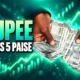 rupee gains 5 paise to 94.46 versus dollar