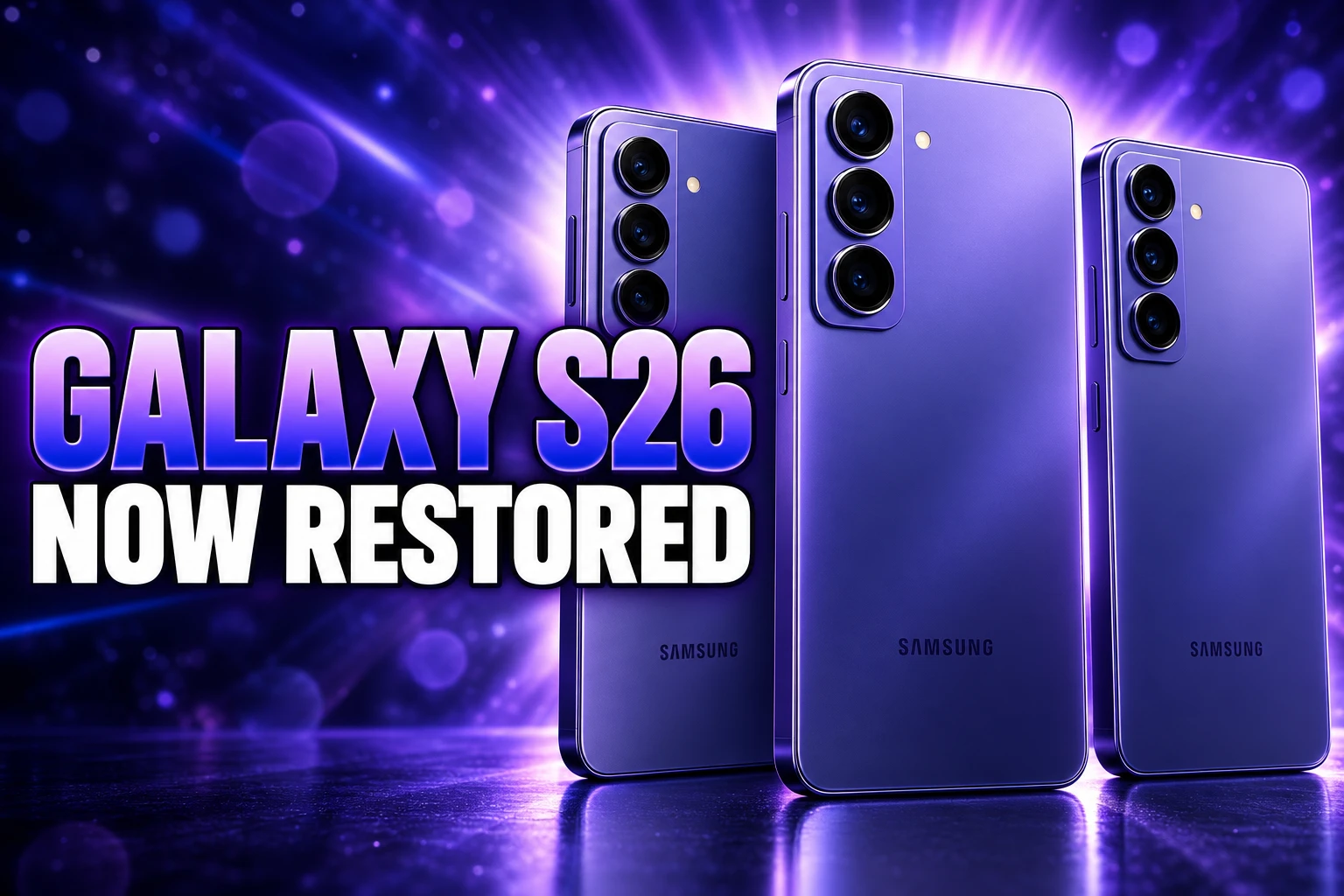 Samsung Galaxy S26 Certified Re-Newed UK sale