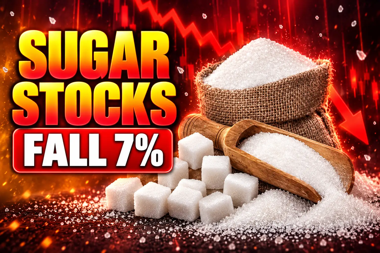 sugar stocks fall 7% dealer 200 tonne cap