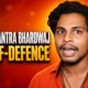 Swatantra Bhardwaj self-defence claim after skull boast