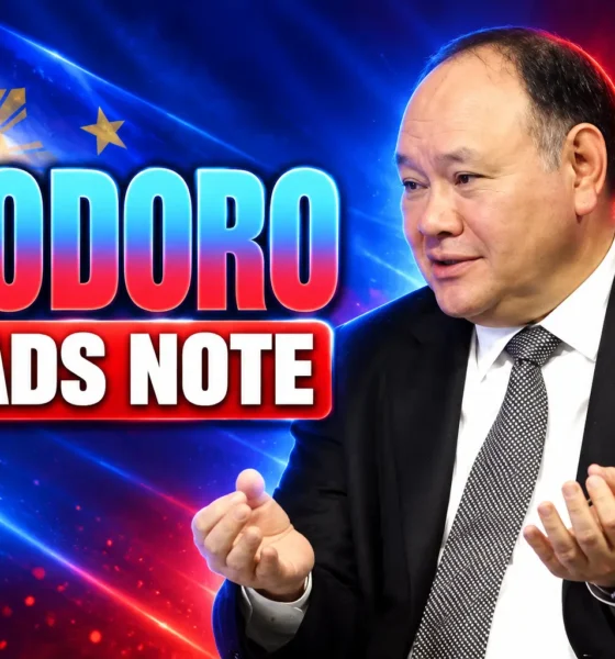 Teodoro reads Chinese note Seoul Defense Dialogue