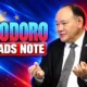Teodoro reads Chinese note Seoul Defense Dialogue
