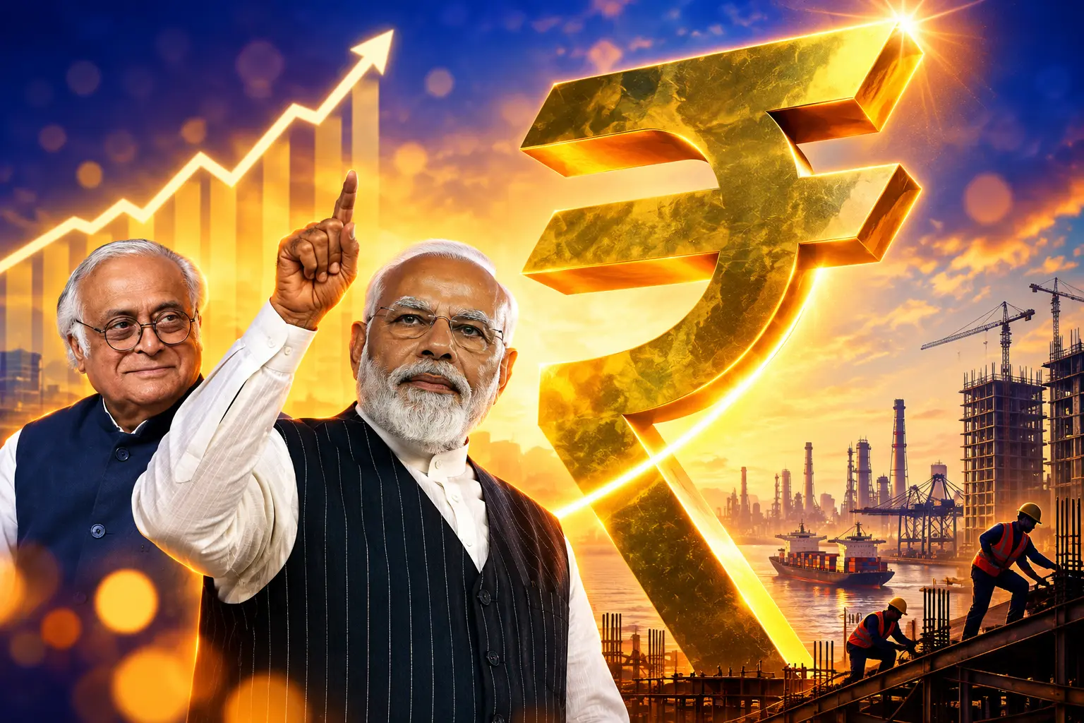 India GDP 7.8 percent April June overhaul fight