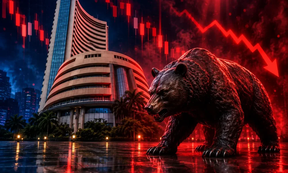 Nifty slips under 24000 on oil and yields
