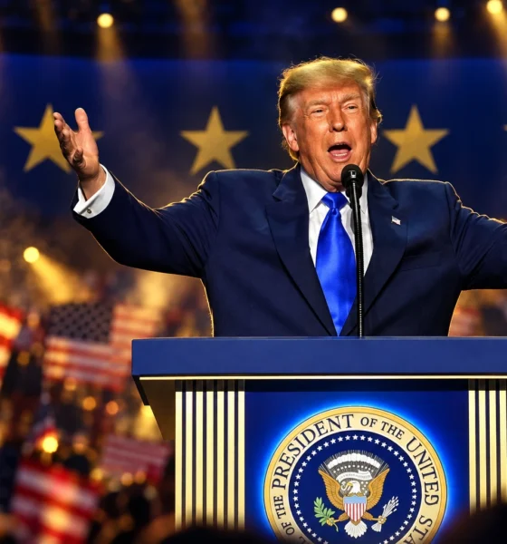 Trump Dallas rally pretend he is on ballot