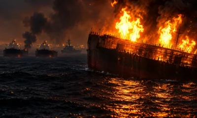 US destroys five Iranian oil tankers Gulf