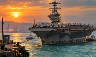 USS Abraham Lincoln docks Laem Chabang after 286 days
