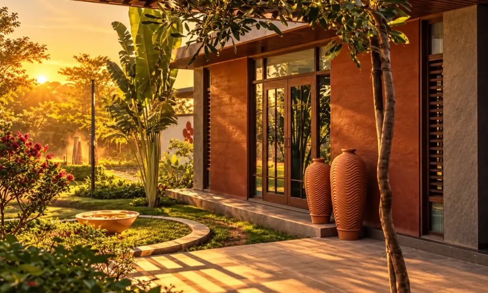 Bhuj rammed earth home still needs air conditioning