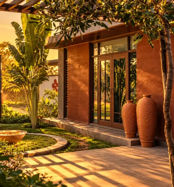 Bhuj rammed earth home still needs air conditioning