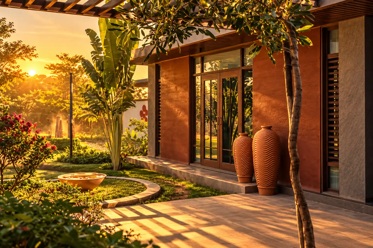 Bhuj rammed earth home still needs air conditioning