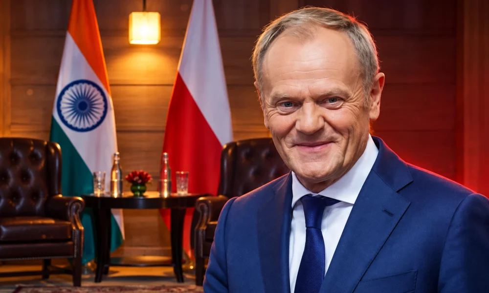 Donald Tusk Narendra Modi New Delhi defence trade talks