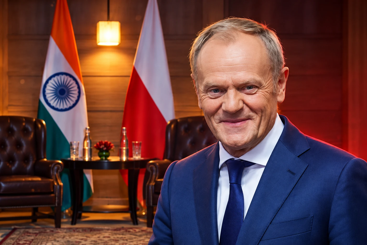 Donald Tusk Narendra Modi New Delhi defence trade talks