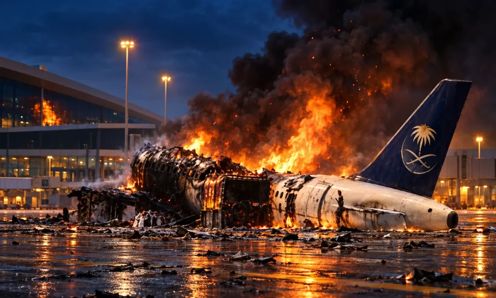 Houthi attack Riyadh King Khalid Airport three killed