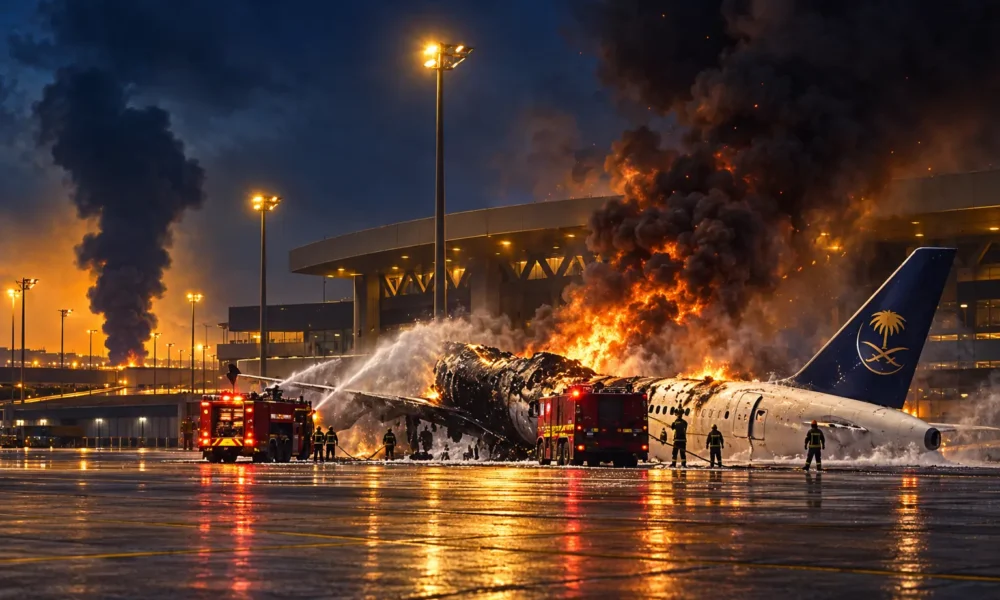 Houthi missiles intercept closes Riyadh airport flights