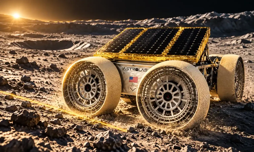 HPE Spaceborne Computer-4 lunar rover AI module