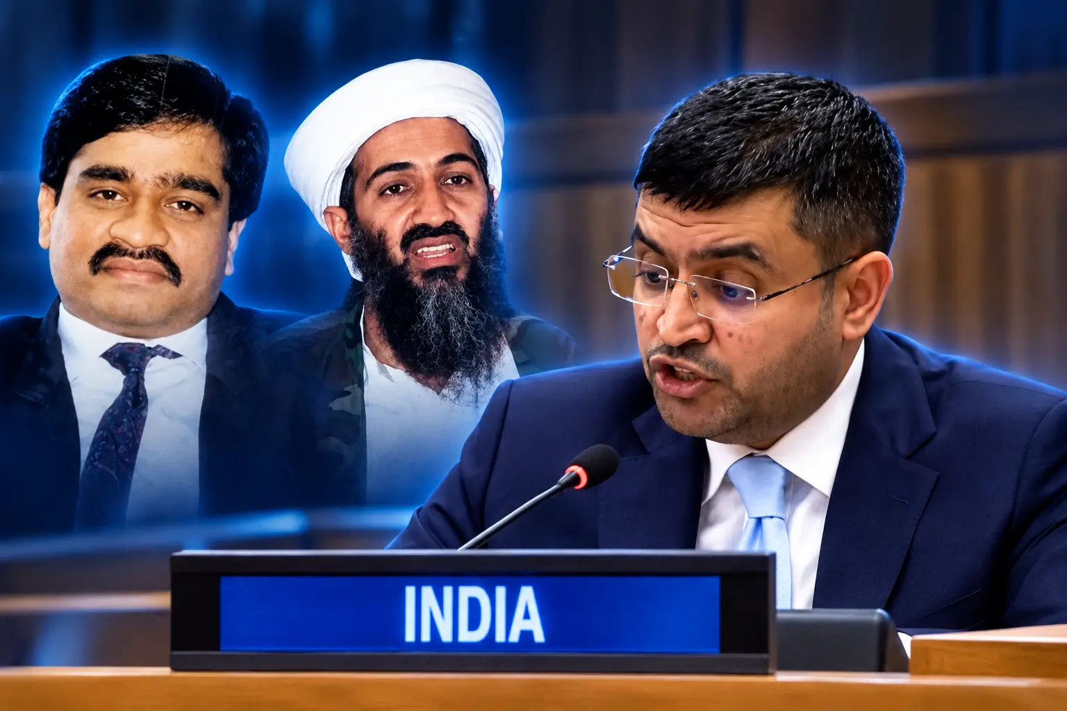 India UN diplomat corrects Dawood Ibrahim India-based label