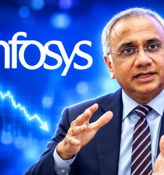 Infosys FY27 growth guidance cut pricing pressure