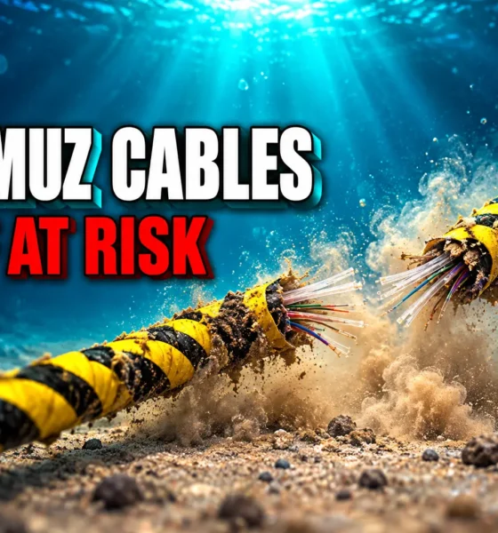 Iran Hormuz undersea cables Gulf internet threat