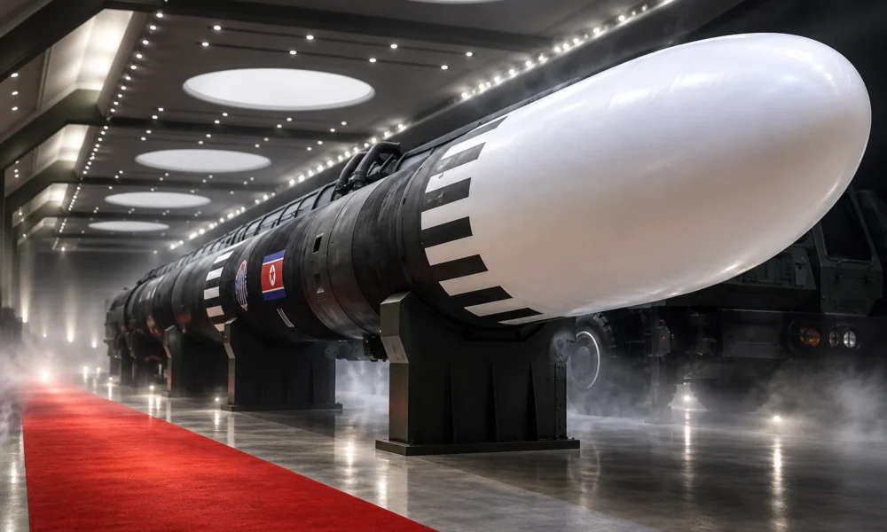 Kim Jong Un Defense Revolution Museum Hwasong-20 opening