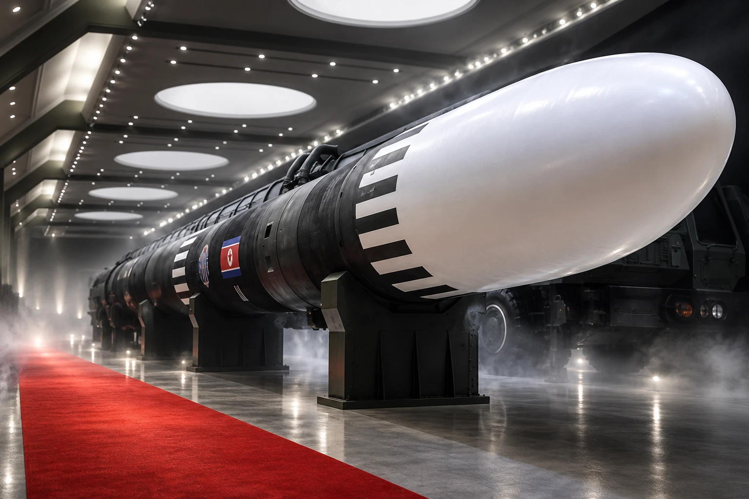 Kim Jong Un Defense Revolution Museum Hwasong-20 opening