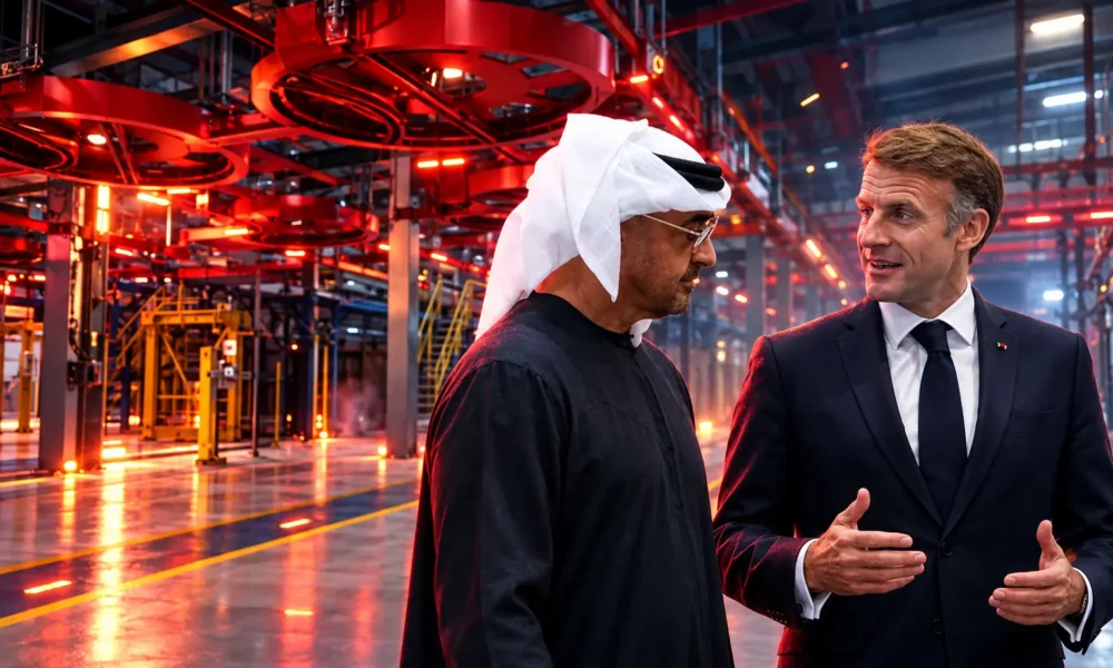 Macron Tawazun Industrial Park EDGE defence tour