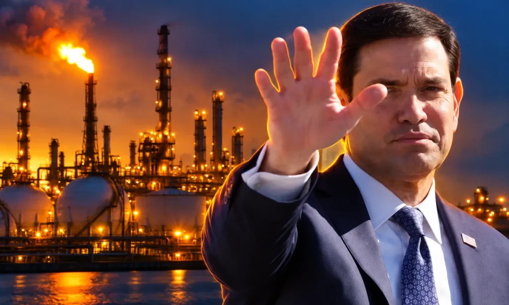 Marco Rubio Jamnagar visit US India energy talks