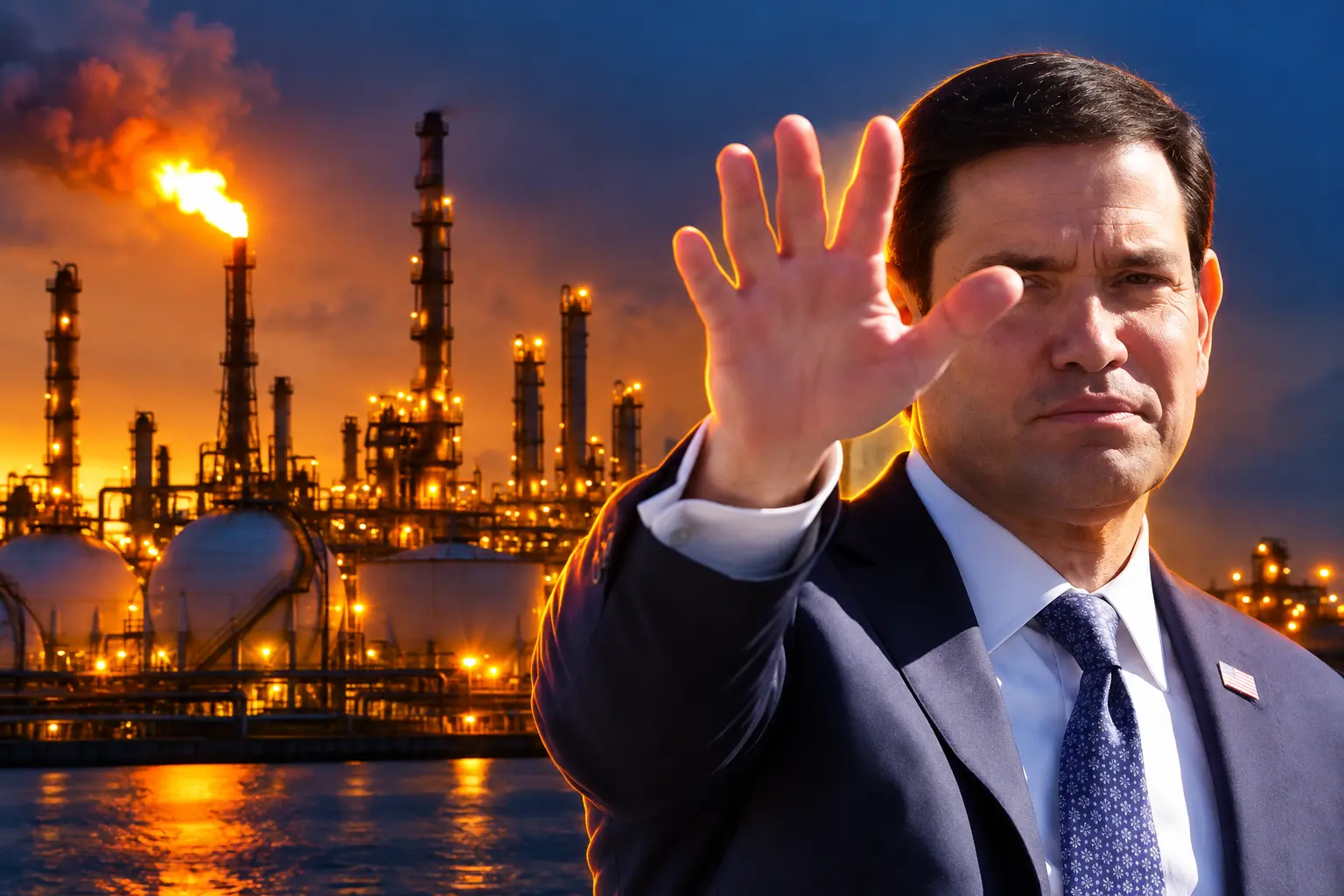 Marco Rubio Jamnagar visit US India energy talks