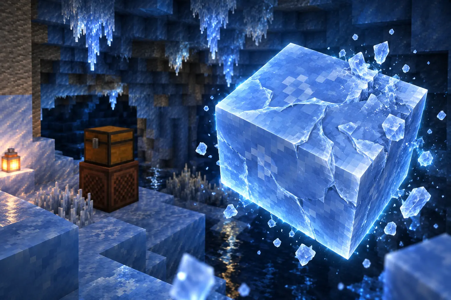Minecraft 26.4 Snapshot 4 brittle ice crevasse