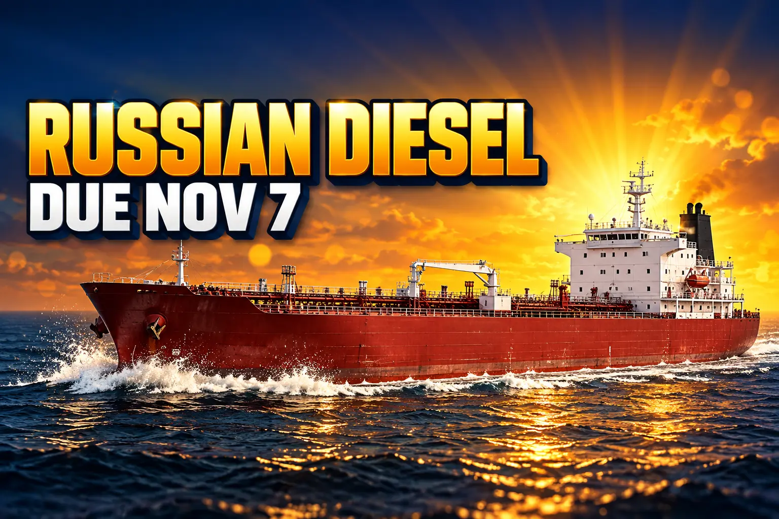 Russian diesel tanker Agioi Fanendes headed to United States