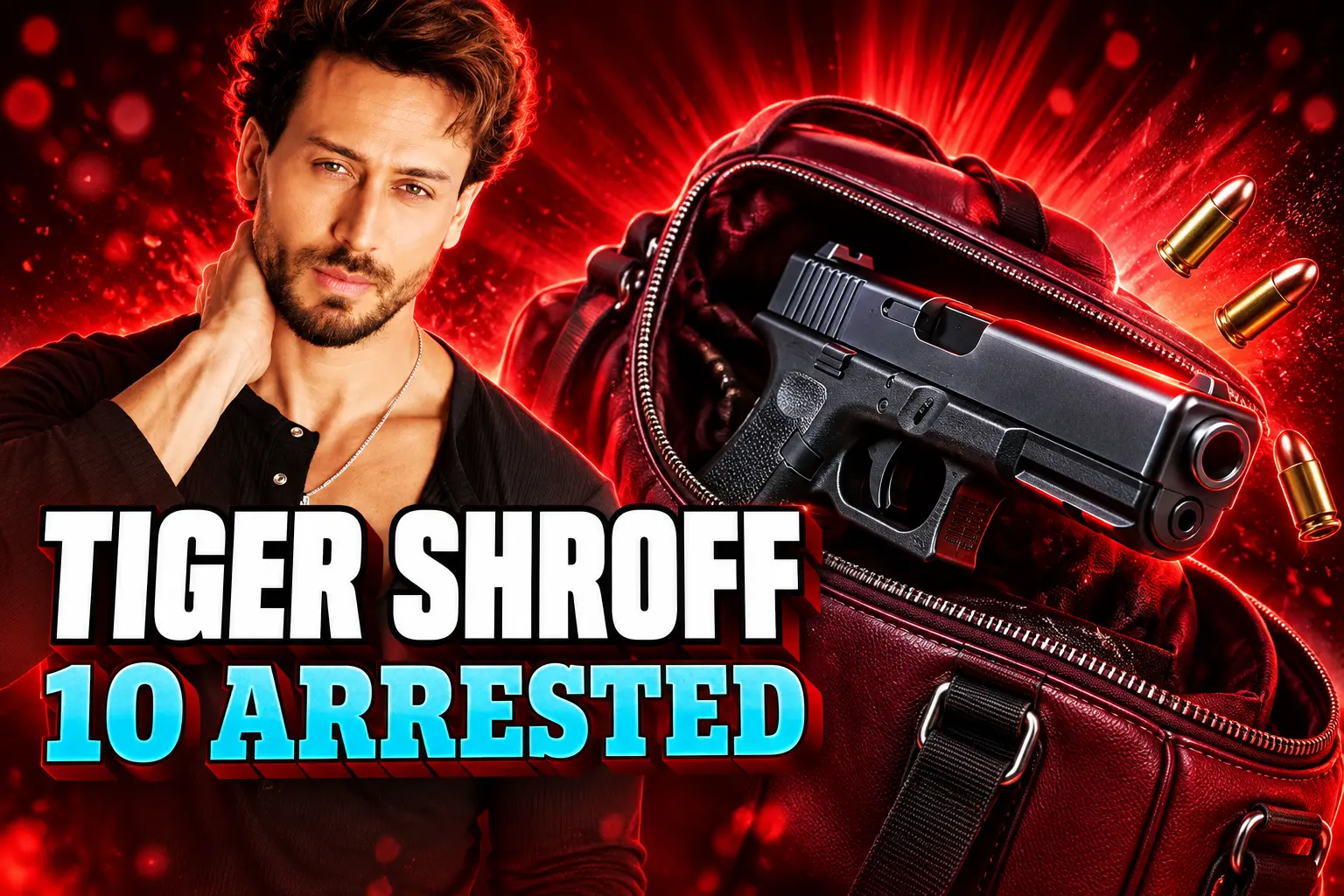 tiger shroff firing four accused remanded mumbai police