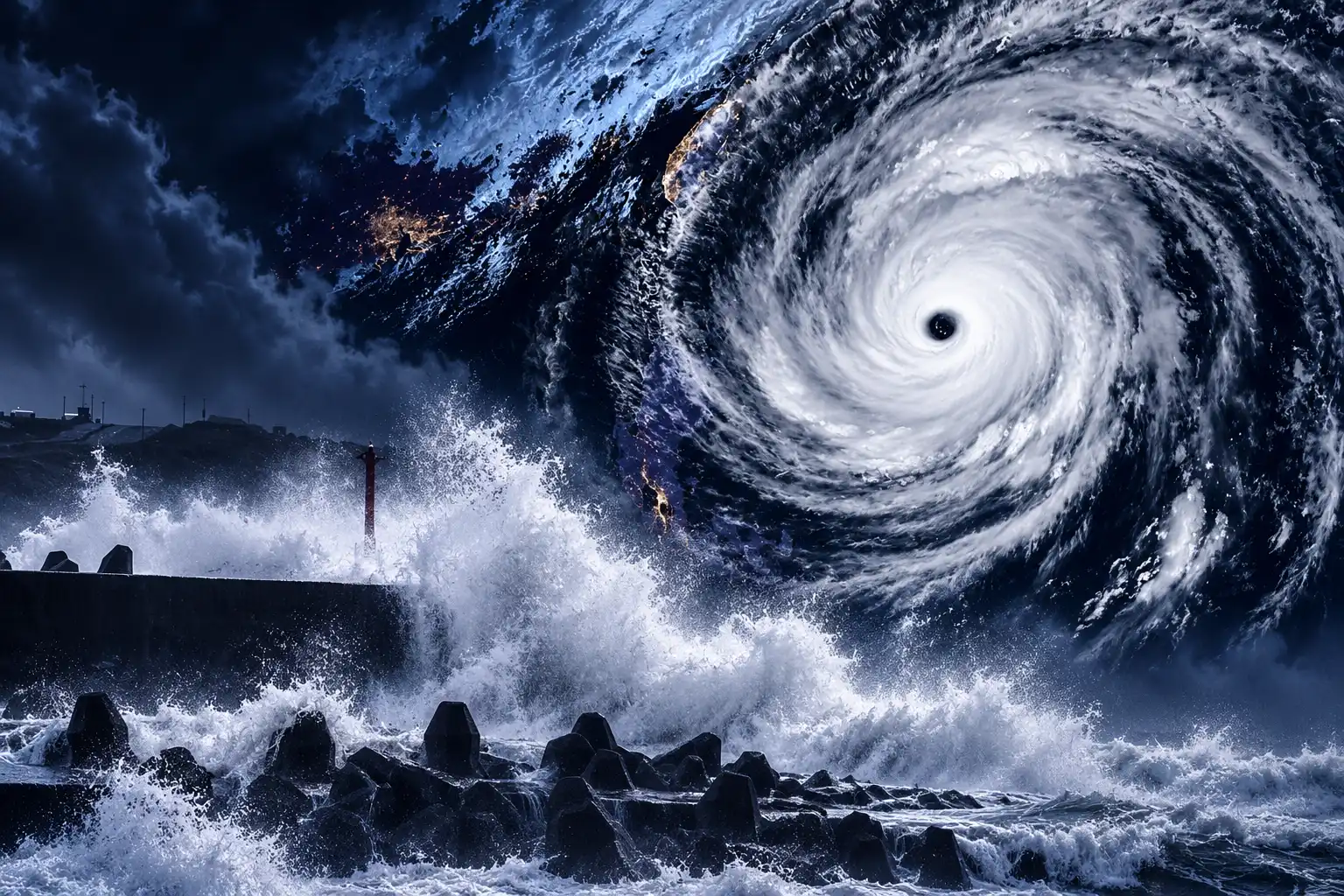 Typhoon Champi Taiwan 977 flight cancellations Friday